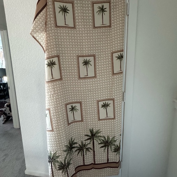 Other - Palm Tree Patterned Shower Curtain